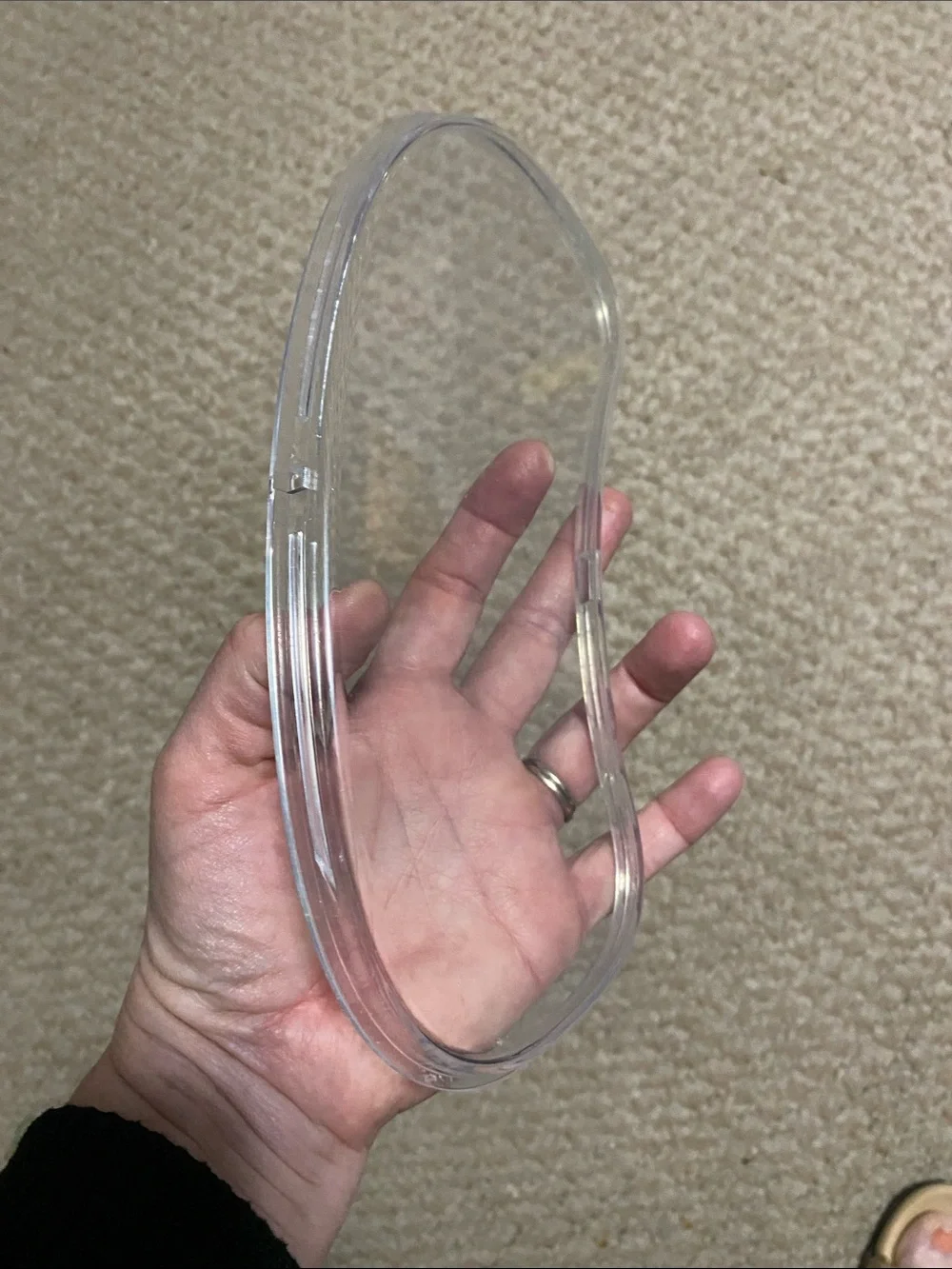 Skip Hop activity center clear view panel, plastic snack tray replacement panel